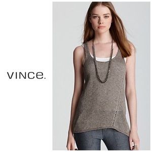 Vince linen knit  tank